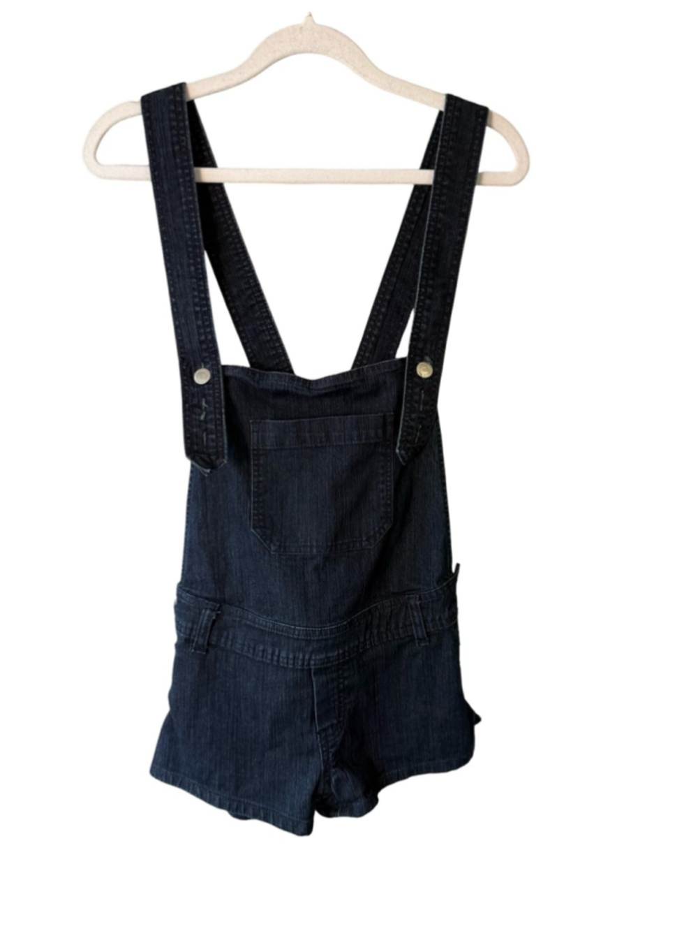 Women’s Black Denim Short Overalls - Unbranded - Picture 2 of 14